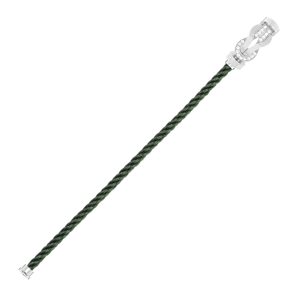 CHANCE INFINIE BRACELET 18K WHITE GOLD AND DIAMONDS LARGE MODEL