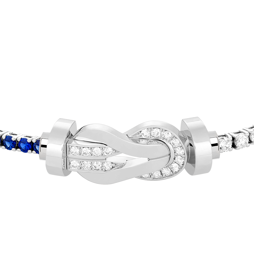 CHANCE INFINIE BRACELET 18K WHITE GOLD AND DIAMONDS LARGE MODEL