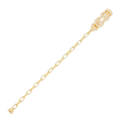 CHANCE INFINIE BRACELET 18K YELLOW GOLD AND DIAMONDS LARGE MODEL