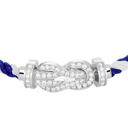 CHANCE INFINIE BRACELET 18K WHITE GOLD AND DIAMONDS LARGE MODEL