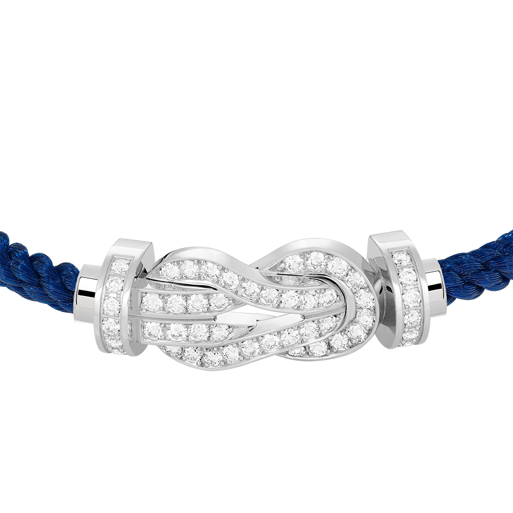CHANCE INFINIE BRACELET 18K WHITE GOLD AND DIAMONDS LARGE MODEL