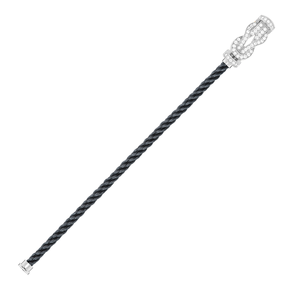 CHANCE INFINIE BRACELET 18K WHITE GOLD AND DIAMONDS LARGE MODEL