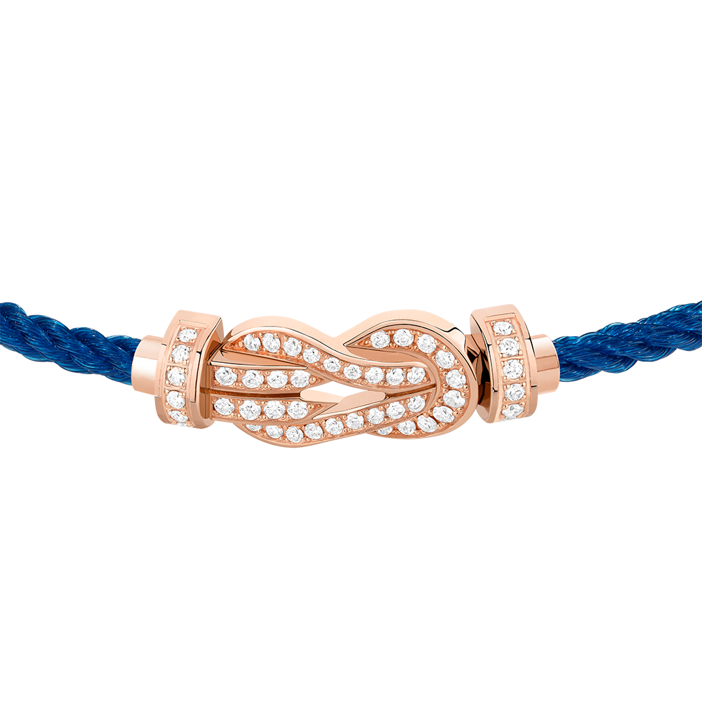 CHANCE INFINIE BRACELET 18K PINK GOLD AND DIAMONDS MEDIUM MODEL