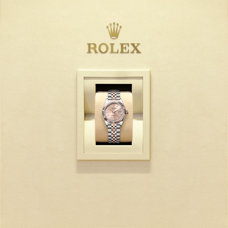Lady-Datejust  Oyster, 28 mm, Oystersteel and Everose gold  Reference m279171-0023