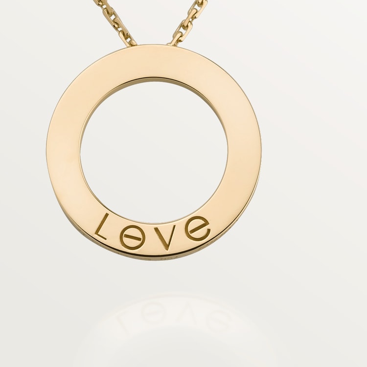 LOVE NECKLACE, 3 DIAMONDS