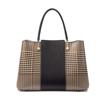 Leather women's bag red crossbody tote