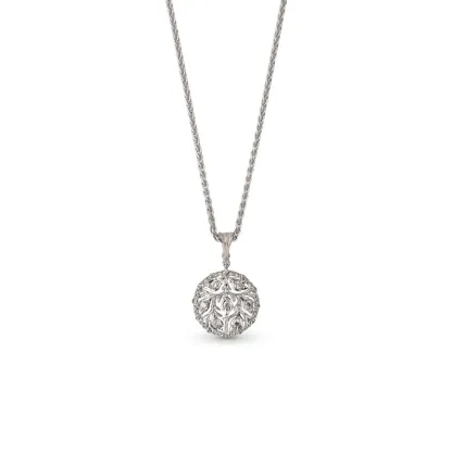 RAMAGE WHITE GOLD SET PENDANT WITH DIAMONDS