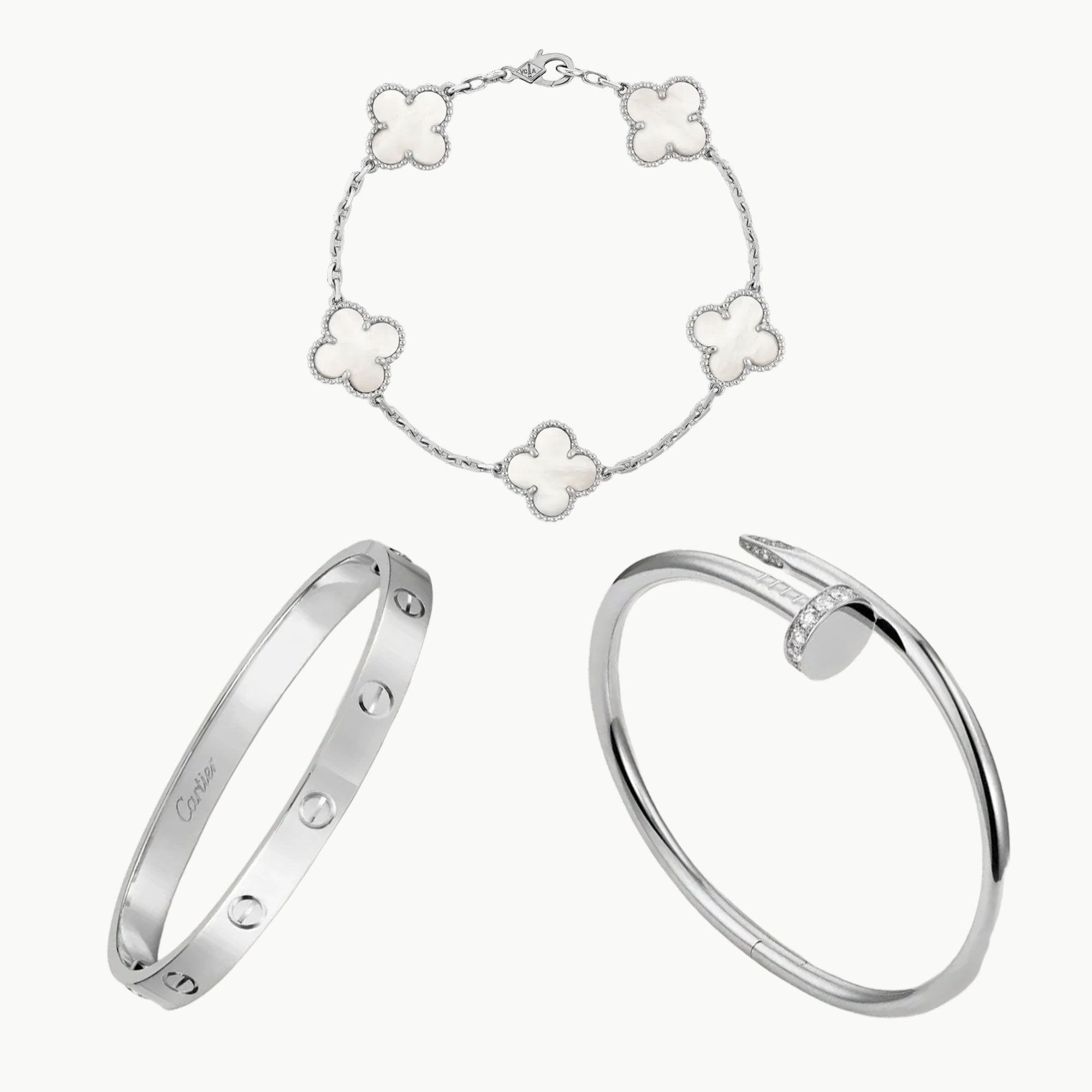 3‑Piece Icon Stack – Love, Clou & Clover