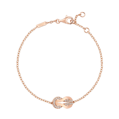 CHANCE INFINIE BRACELET 18K PINK GOLD AND DIAMONDS MEDIUM MODEL