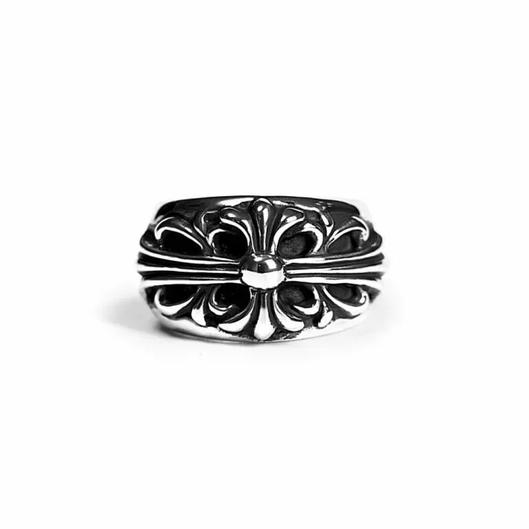 FLORAL CROSS RING