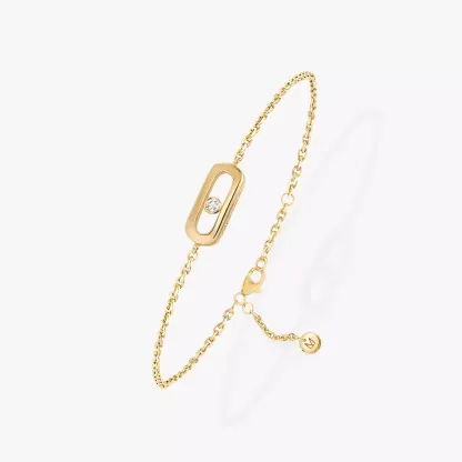 Children's Bracelet Yellow Gold Diamond Bracelet