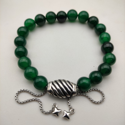 8MM Stretch Rock Crystal Bracelet