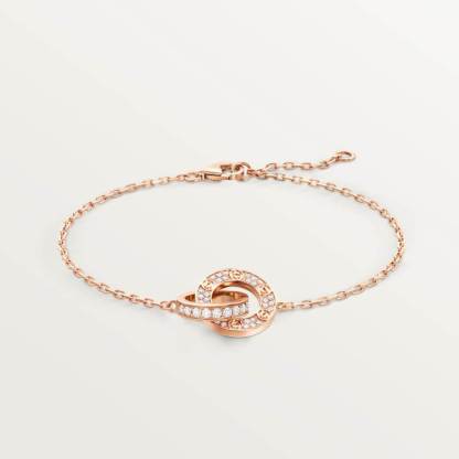 LOVE BRACELET, DIAMOND-PAVED 18K ROSE GOLD