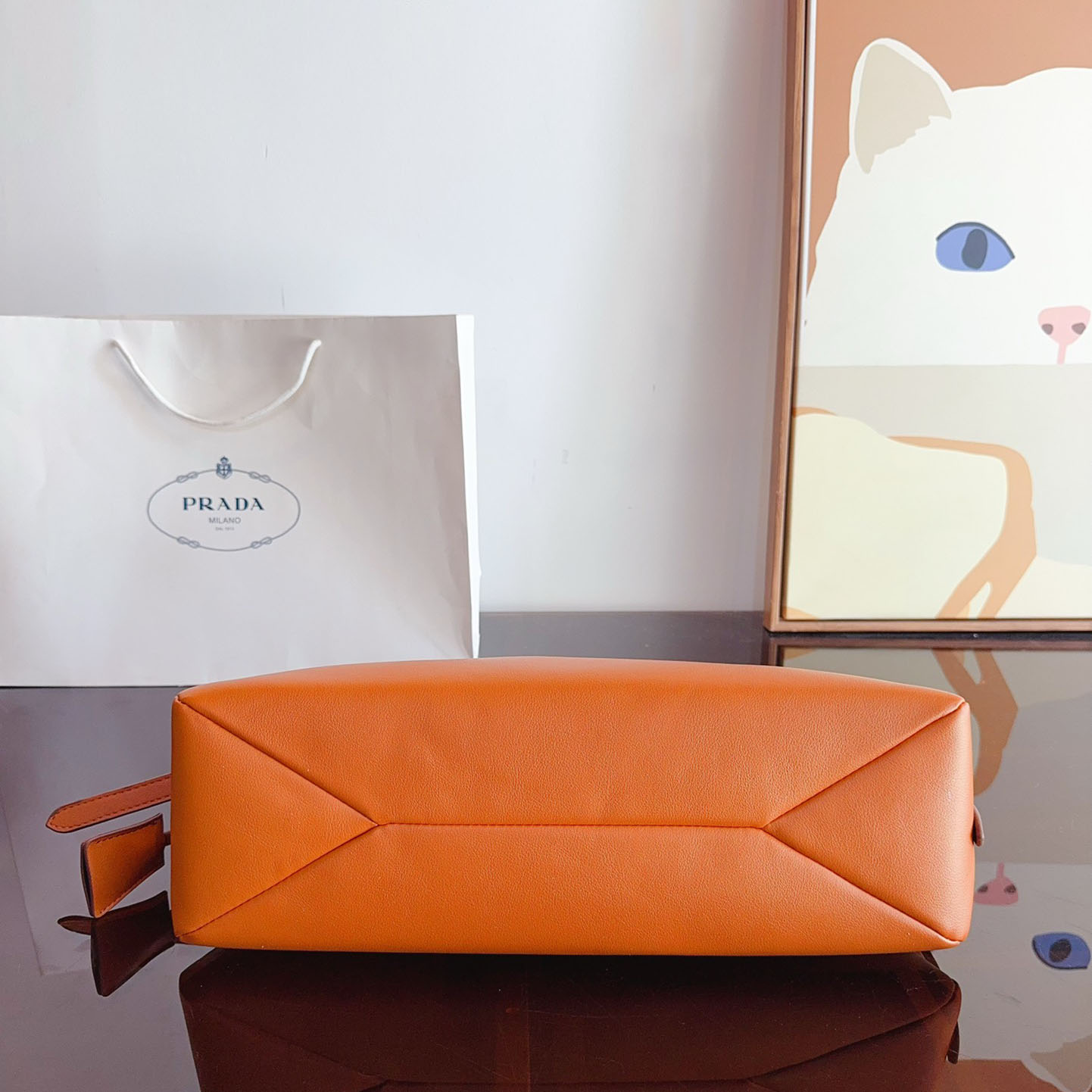 Aimée large leather shoulder bag