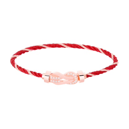 CHANCE INFINIE BRACELET 18K PINK GOLD AND DIAMONDS MEDIUM MODEL