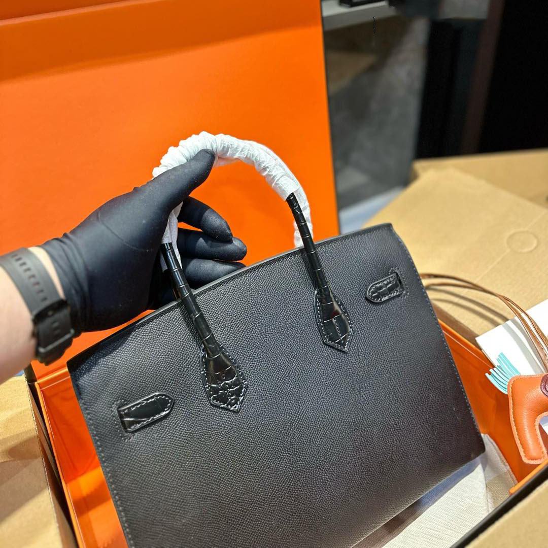 Birkin 20/25/29 Sellier Limited Edition Faubourg Bag with Palladium Hardware