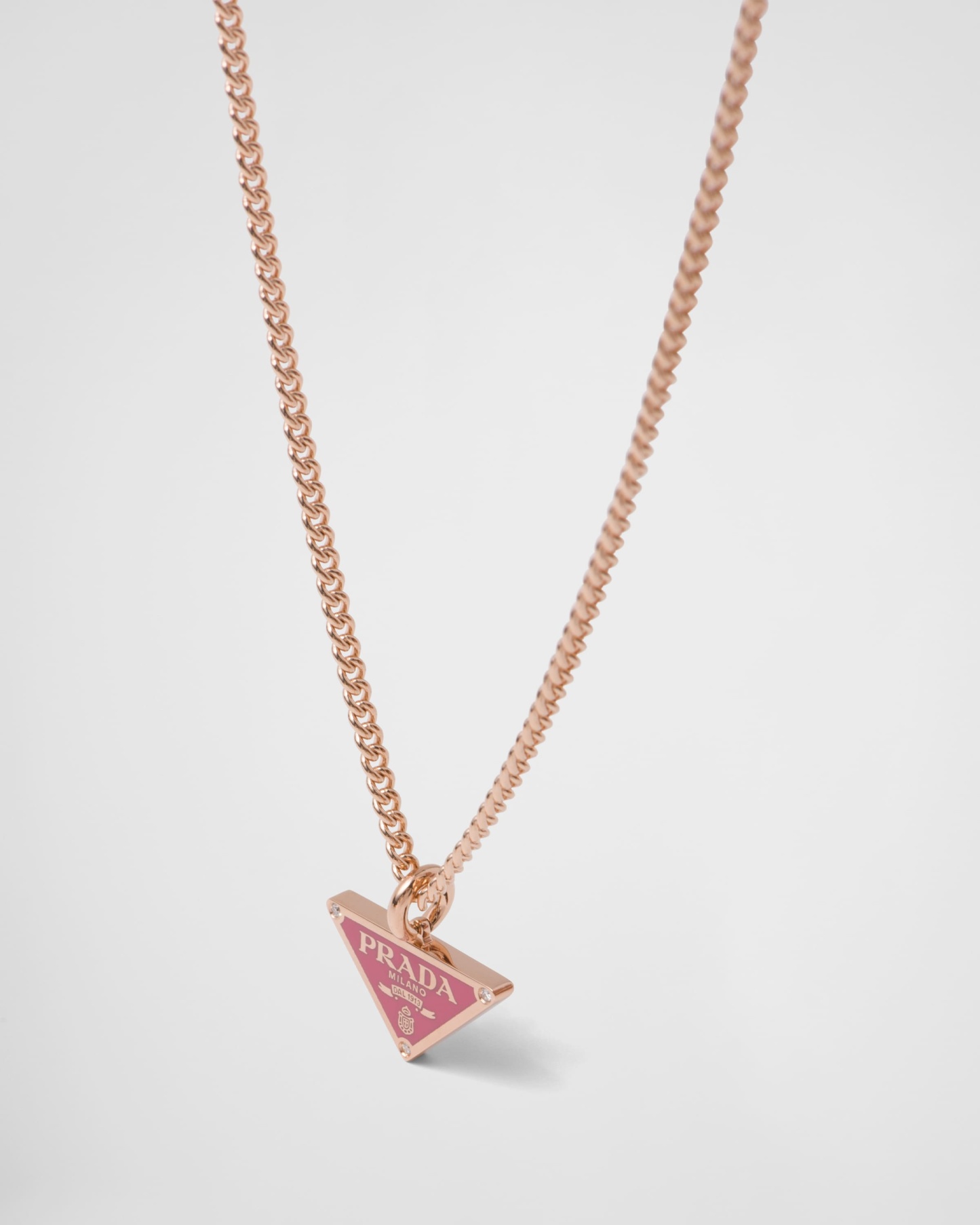 Eternal Gold pendant necklace in pink gold with diamonds
