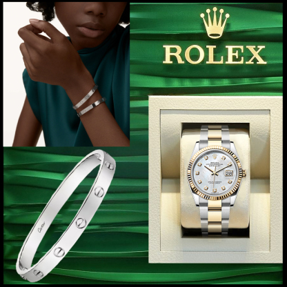 LOVE BRACELET, CLASSIC MODEL & DATEJUST 36 OYSTER, 36 MM