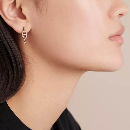 Chaine d'Ancre Enchainee earrings, small model