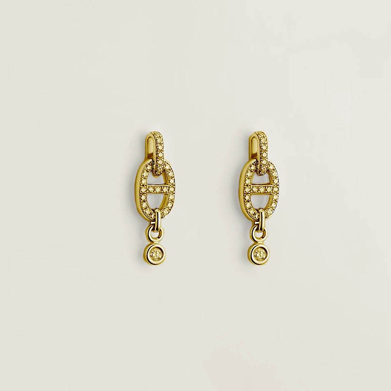 Chaine d'Ancre Enchainee earrings, small model
