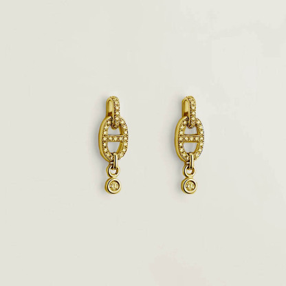 Chaine d'Ancre Enchainee earrings, small model