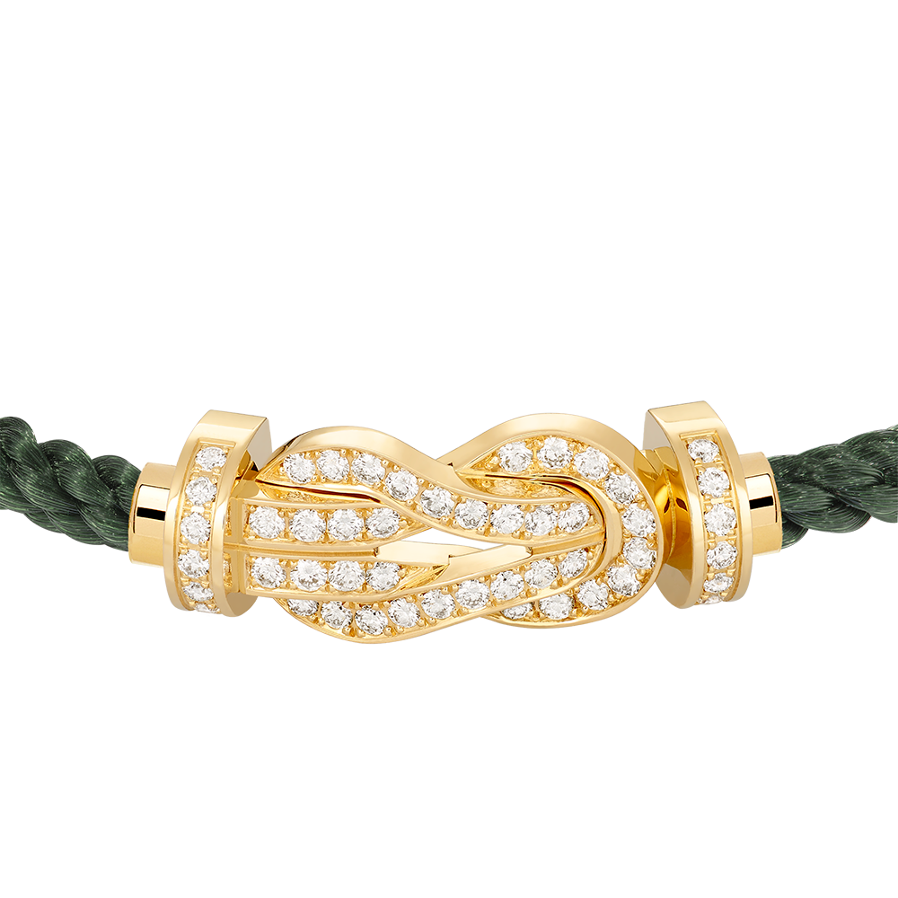 CHANCE INFINIE BRACELET 18K YELLOW GOLD AND DIAMONDS LARGE MODEL