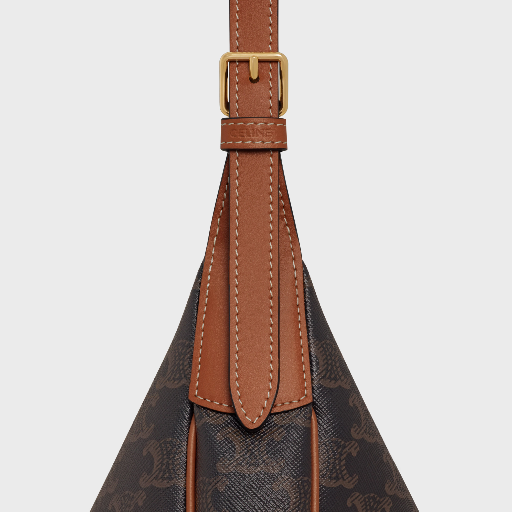 SMALL HELOÏSE BAG CUIR TRIOMPHE IN TRIOMPHE CANVAS & CALFSKIN