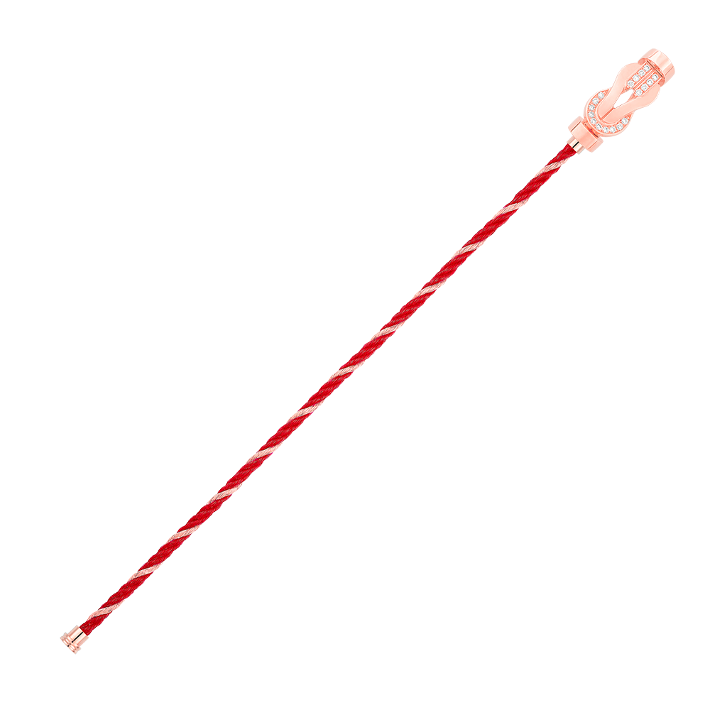 CHANCE INFINIE BRACELET 18K PINK GOLD AND DIAMONDS MEDIUM MODEL