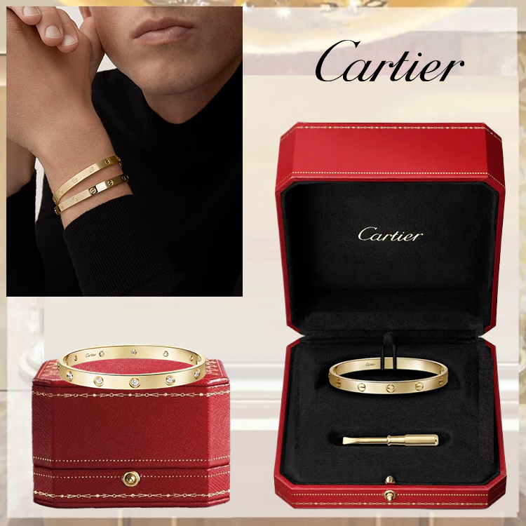 LOVE BRACELET, CLASSIC MODEL & LOVE BRACELET, CLASSIC MODEL,10 DIAMONDS