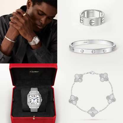 4-Piece Carthttier Stack -Santos, White Gold & Love