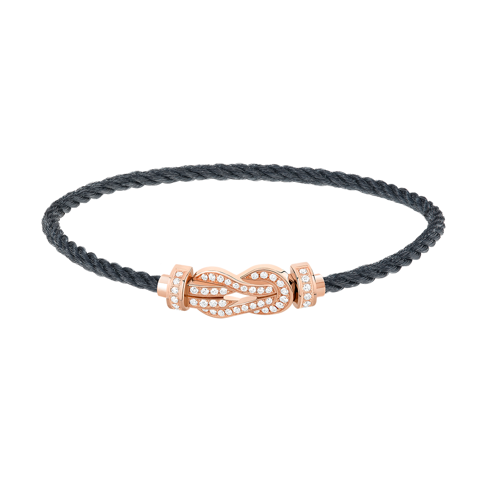 CHANCE INFINIE BRACELET 18K PINK GOLD AND DIAMONDS MEDIUM MODEL