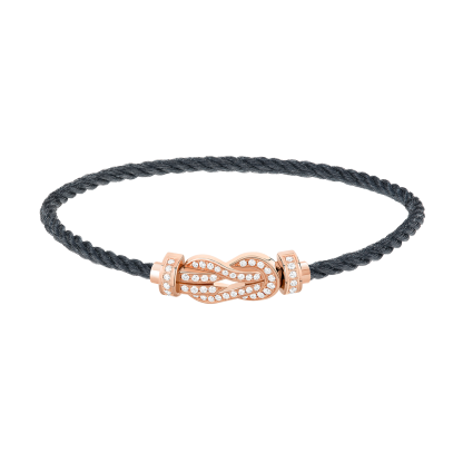 CHANCE INFINIE BRACELET 18K PINK GOLD AND DIAMONDS MEDIUM MODEL
