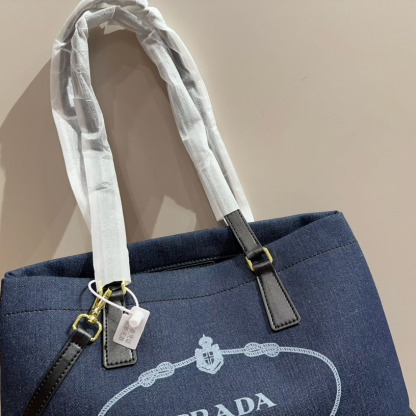 *logo-print canvas tote bag