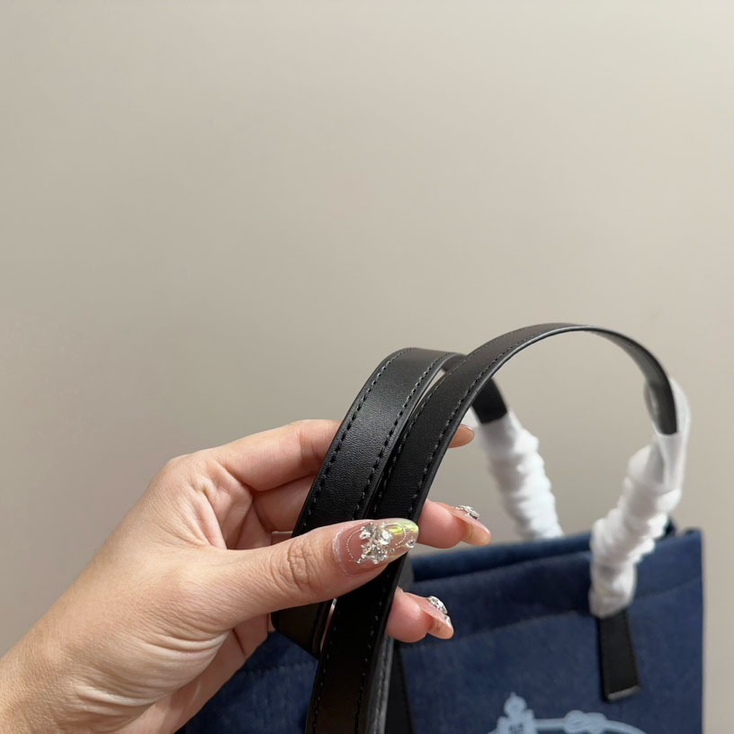 *logo-print canvas tote bag