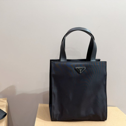 Hand Bag Nylon Black