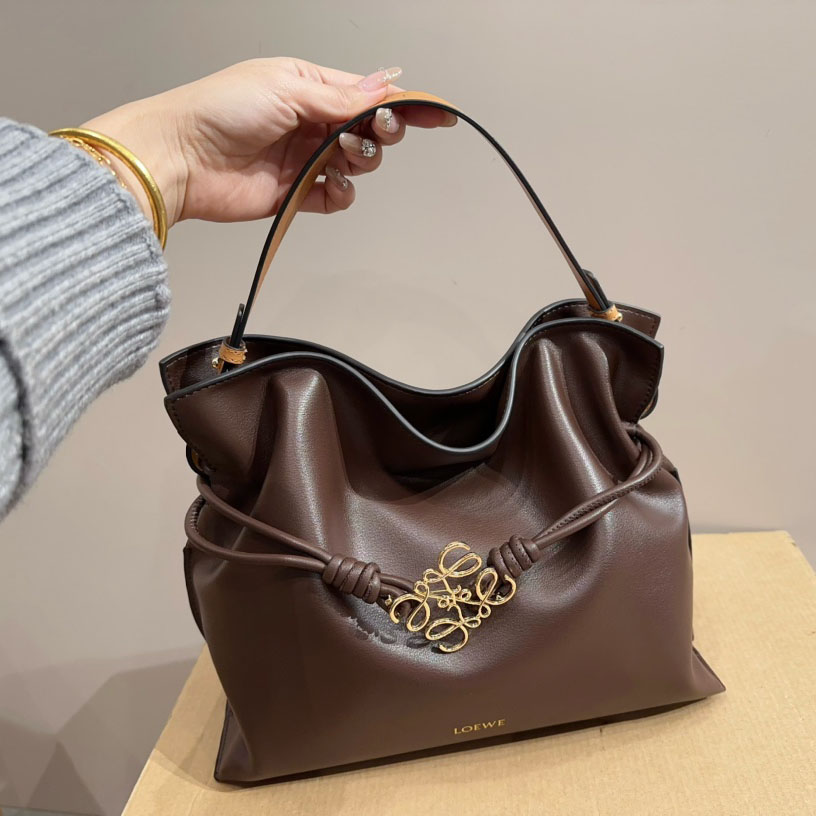 Flamenco clutch in nappa calfskin