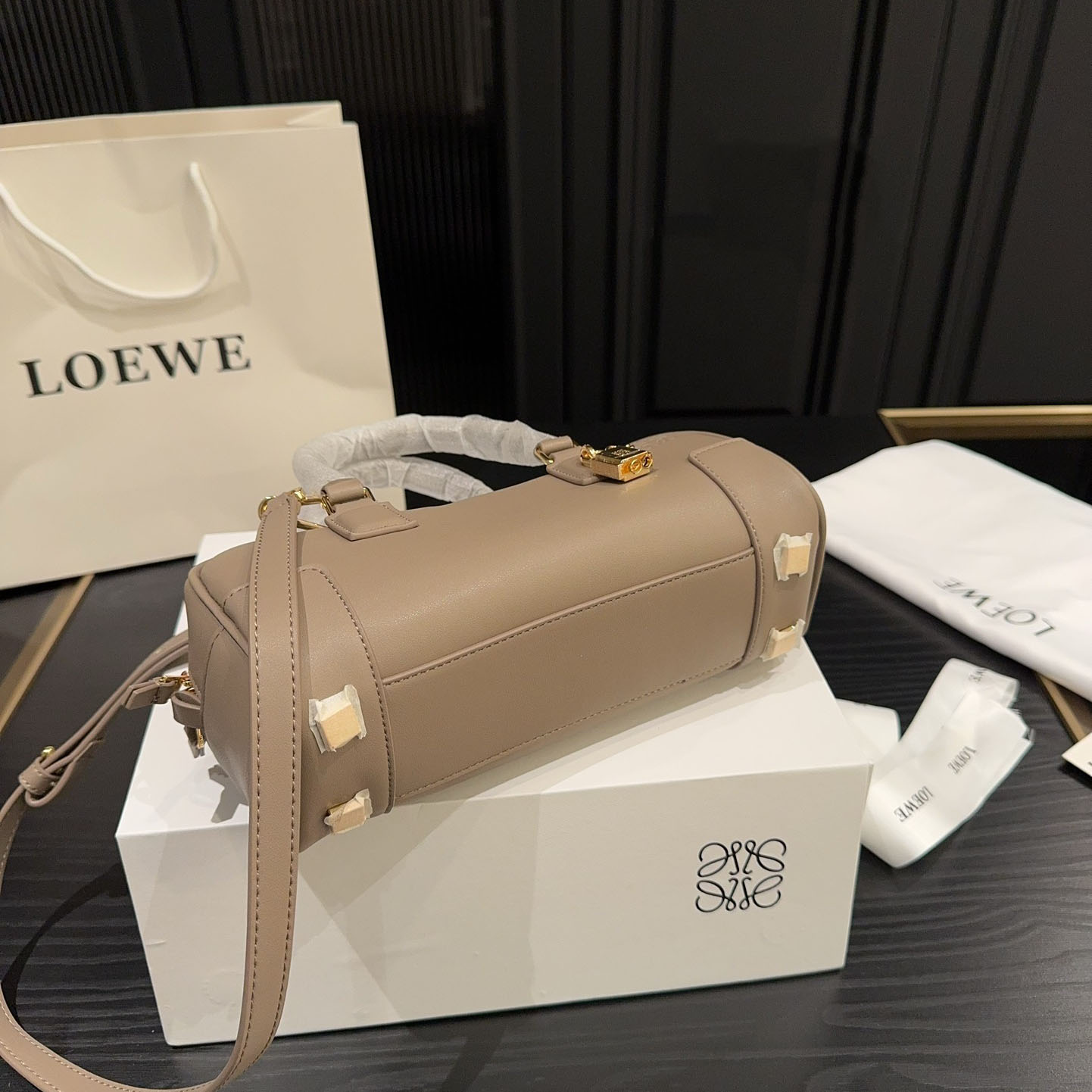 Amazona 23 Cropped bag in nappa calfskin