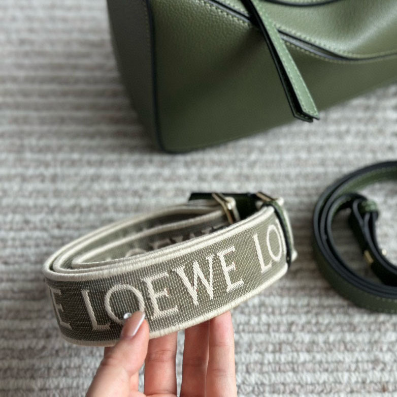 Puzzle bag in soft grained calfskin