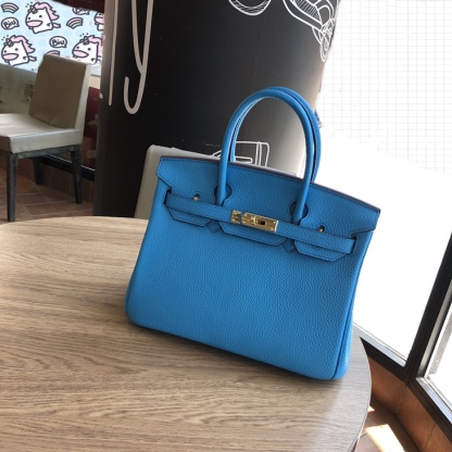 Herthtmes Togo Birkin 25/30/35 Blue Bag