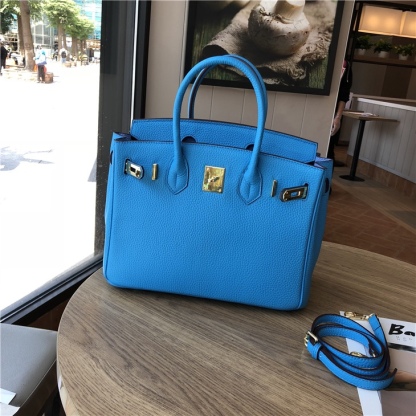 Herthtmes Togo Birkin 25/30/35 Blue Bag