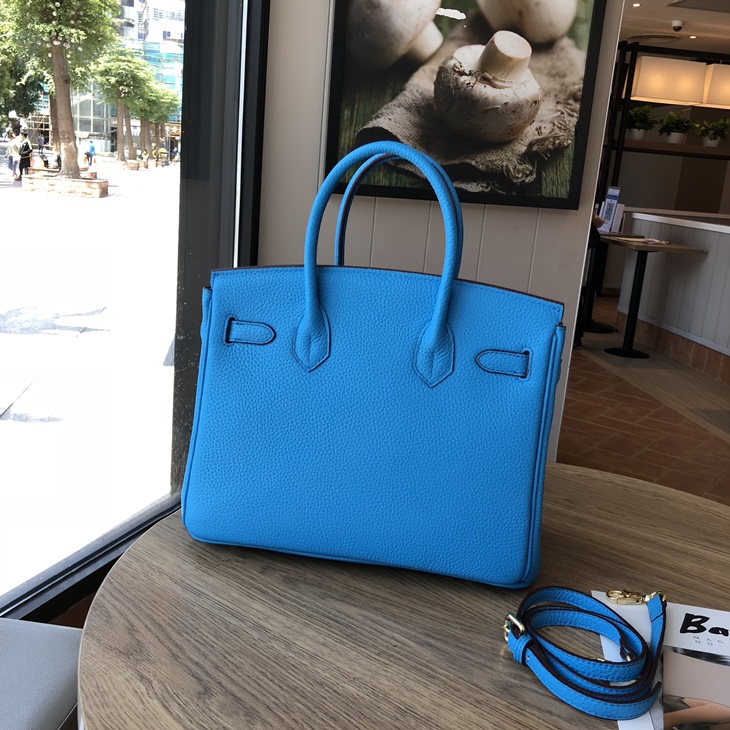 Herthtmes Togo Birkin 25/30/35 Blue Bag