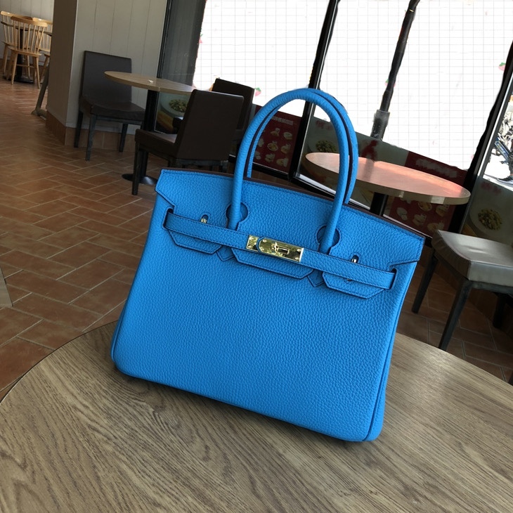 Herthtmes Togo Birkin 25/30/35 Blue Bag