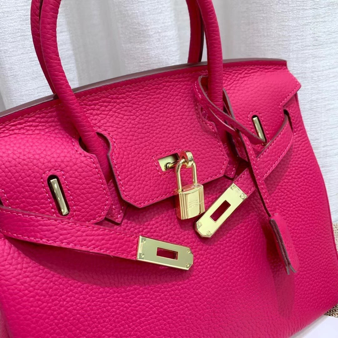 Herthtmes Togo Birkin 20/25/30/35 Bottle Red Bag