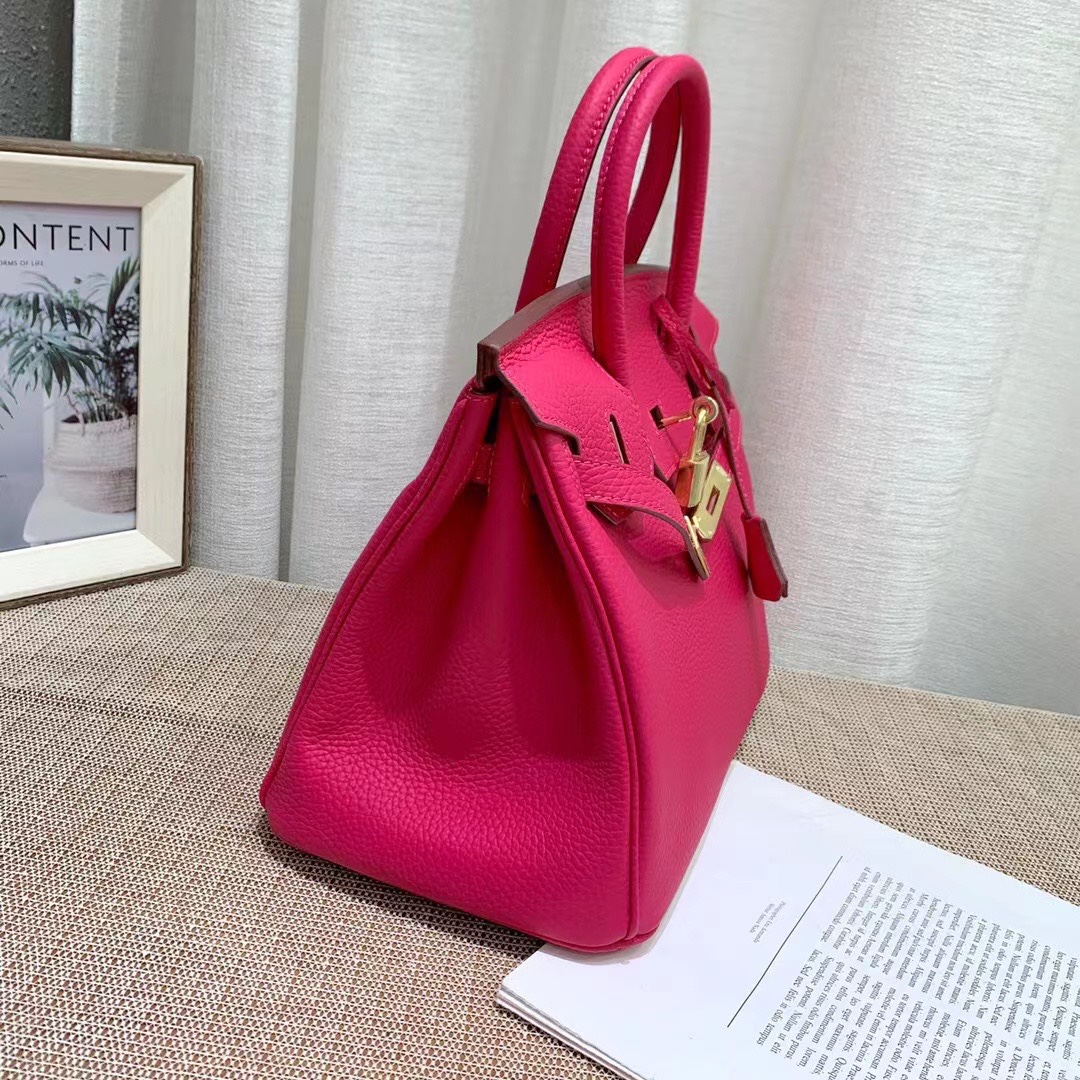 Herthtmes Togo Birkin 20/25/30/35 Bottle Red Bag