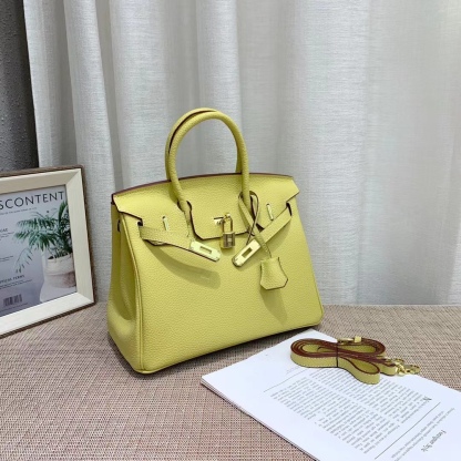 Herthtmes Togo Birkin 20/25/30 Bottle Yellow Bag