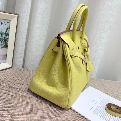 Herthtmes Togo Birkin 20/25/30 Bottle Yellow Bag