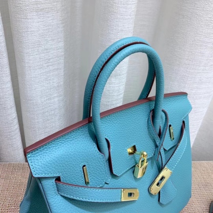 Herthtmes Togo Birkin 20/25/30/35 Bottle Blue Bag