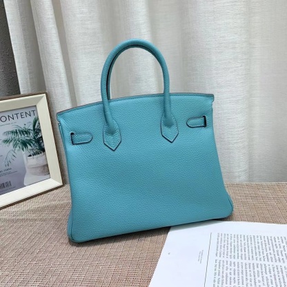 Herthtmes Togo Birkin 20/25/30/35 Bottle Blue Bag