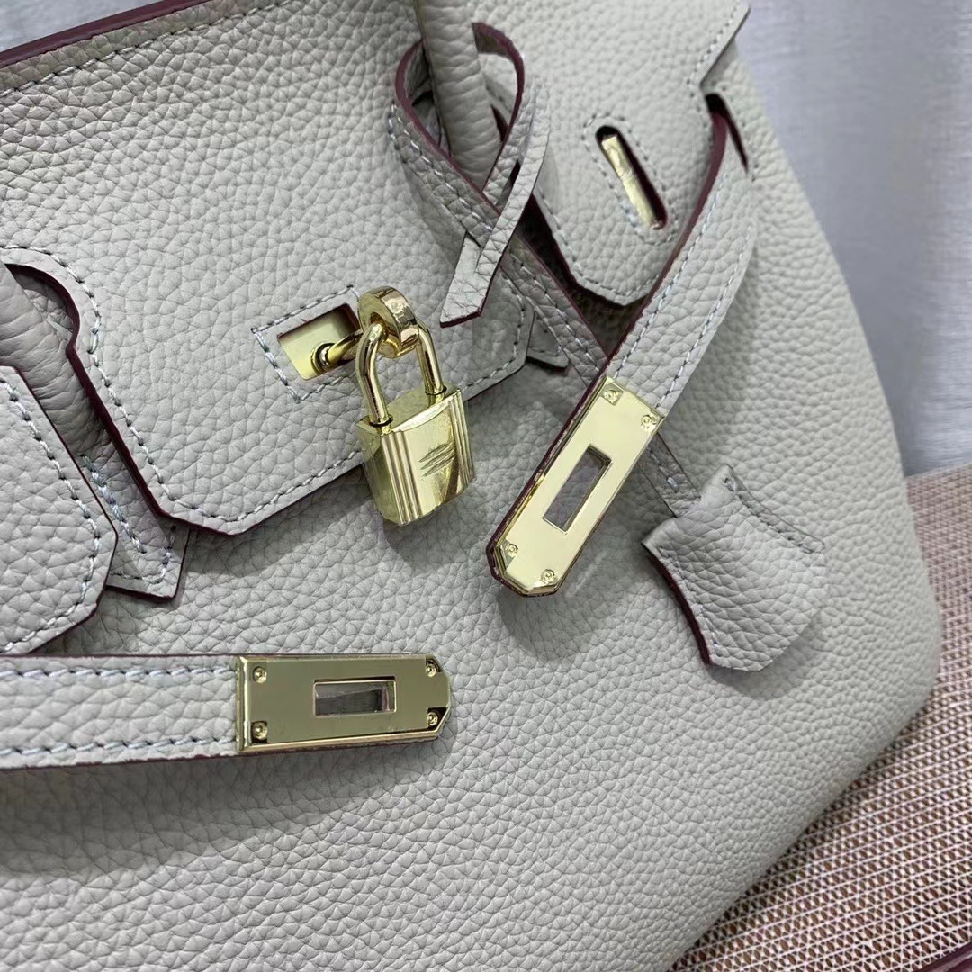 Herthtmes Togo Birkin 20/25/30/35 Bottle Grey Bag