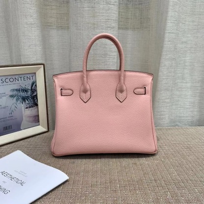 Herthtmes Togo Birkin 20/25/30/35 Bottle Pink Bag